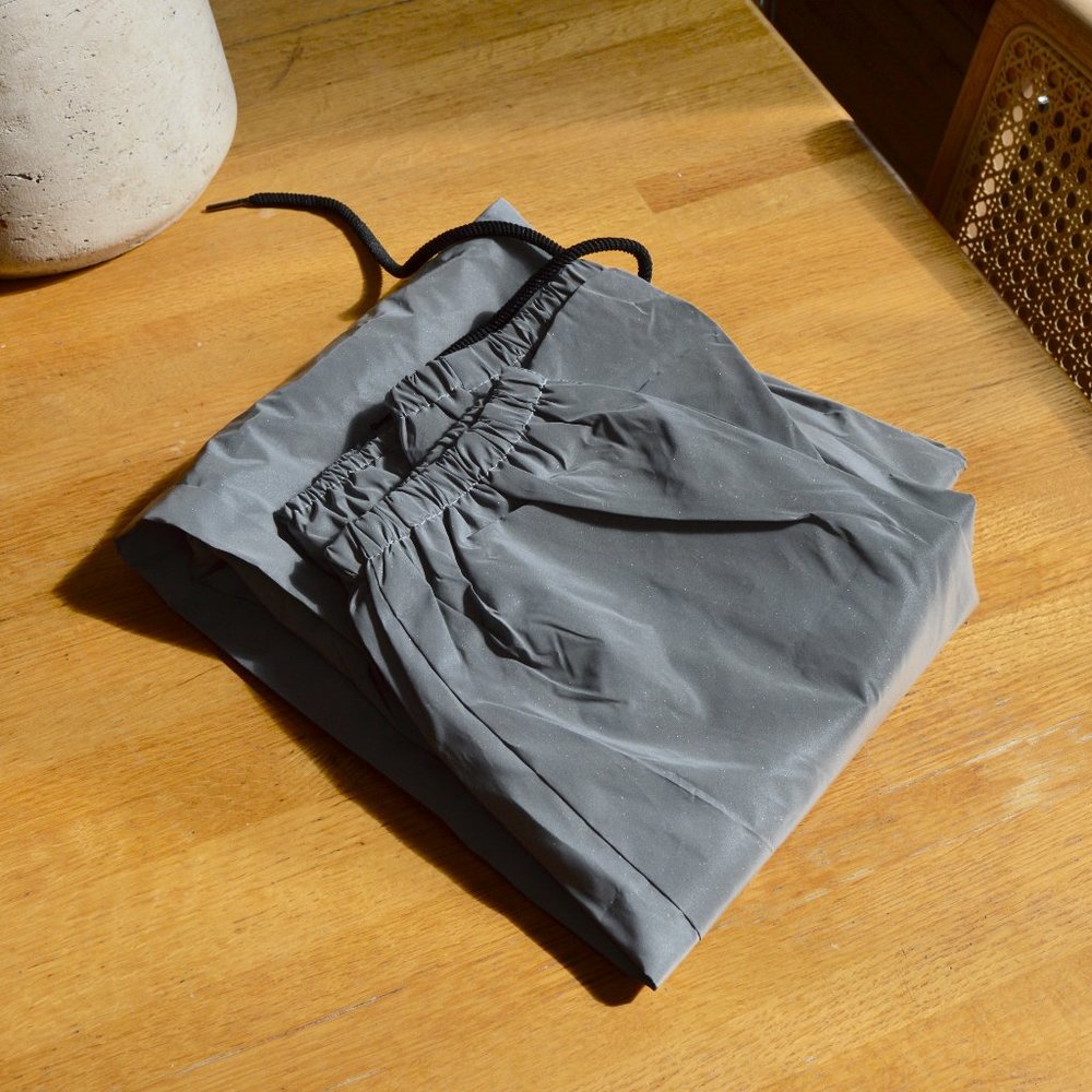 NWT Silver Reflective Jacket and Pant Tracksuit Festival Wear or Cycling Size M